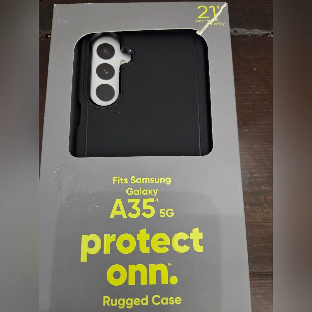 NWT Samsung Galaxy A35 5G Black Rugged Case Never Opened